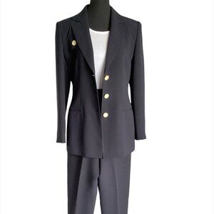 Milli 2-Piece Pant Suit, Sz 40, Navy, Classy, Business, Blazer, Pants